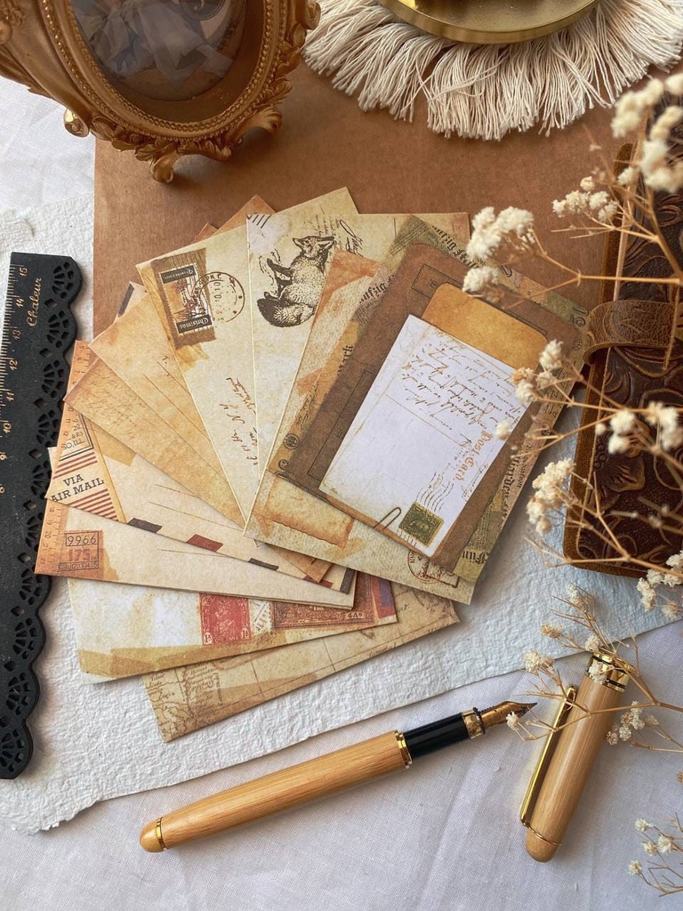  12 pcs Mini Sobres estilo Europeo