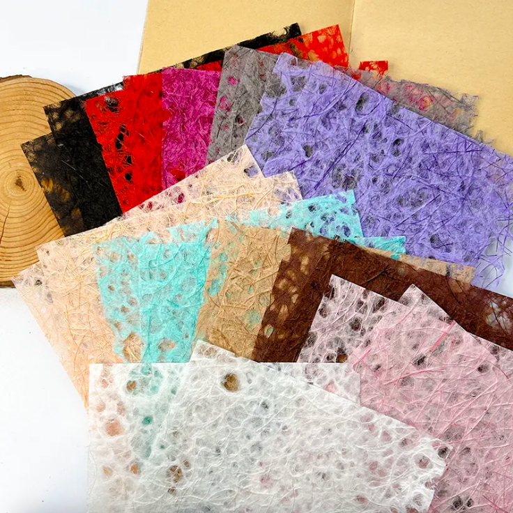 Papel decorativo fibra 10 U Mix colores