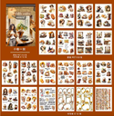 Libro de stickers Retro Artistic Style