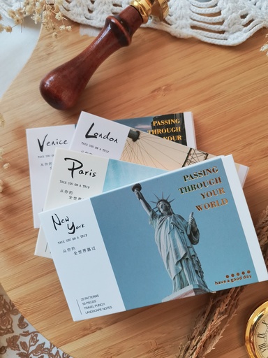Talonario papel Travel note goes to