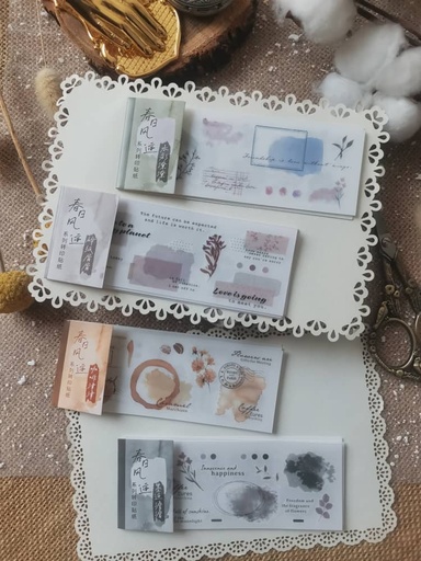 Stickers transfer Watercolor Smudges