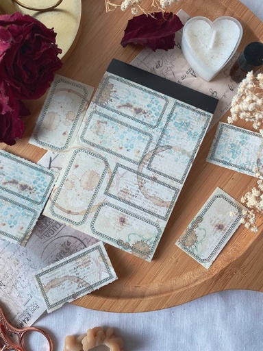 Block de notas prepicado Coffee Diary Border