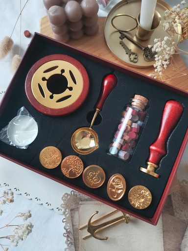 Kit de sellos lacre Vintage