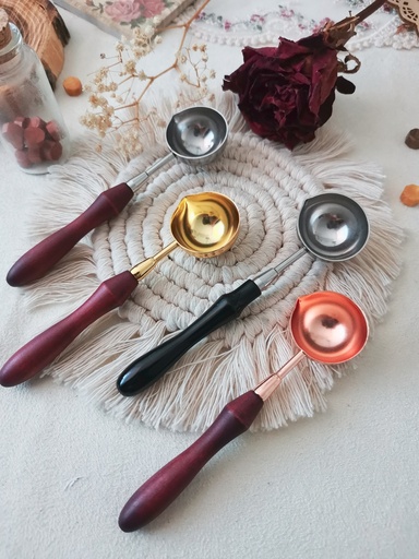 Cucharitas de cera vintage elegante