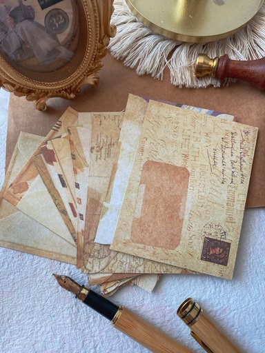  12 pcs Mini Sobres estilo Europeo